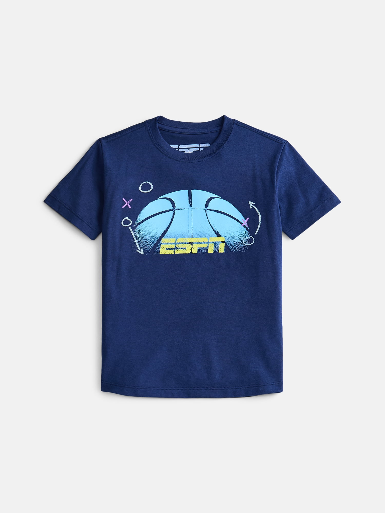 ESPN Boys Crewneck Graphic Tee with Short Sleeves, 3-Pack, Sizes XS-2XL