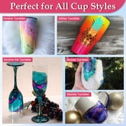 Bond Craftor 32oz Tumbler Coating Epoxy Resin Kit, Crystal Clear Fast Cure Formula, UV Resistant & Low Odor, Easy 1:1 Mix for Cups and Mugs