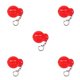 thumbnail image 3 of Eigraketly plantilla de marcador de golf conveniente portátil de moda de doble cara diapositivas de golf versátiles para dibujar gancho / Gancho/Rosa 5piezas, 3 of 6