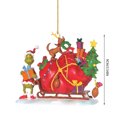 thumbnail image 3 of Navidad Pequeña Estatuilla Acrílico Ch para El Fiesta Verde, 3 of 7