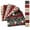 A003- C, variant on Christmas Fabric with Assorted Holiday Floral Patterns, 8-Pack 16X20 Inches, Red and Green Prints for Diy Patchwork and Sewing Projects, Quilting Fabric