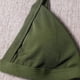 thumbnail image 4 of Traje de baño para mujer, bikini de dos piezas con tirantes y rayas de color liso, conjunto de bikini para mujer, 4 of 7