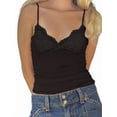 thumbnail image 3 of Tops for Women Sexy- Tank Tops - Y2K Bralette Spaghetti Strap Undershirts Slim Going Out Top, 3 of 8