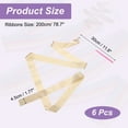 thumbnail image 2 of Uxcell Dance Ribbons, Gymnastics Dance Streamers with Non-Slip Wand Dance Flags Gold Tone, 2 of 7