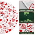 thumbnail image 6 of 36 Inch Valentine's Day Tree Skirt Love Heart Clover Double Sided Print Mat St. Patrick's Day Tree Skirt Christmas Tree Skirt for Holiday Party Decoration, 6 of 7
