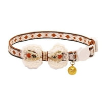 Moocorvic Cute Cat Collar with Bell And Quick-Release Strong Buckle