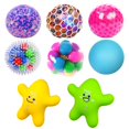 thumbnail image 2 of 8Pcs Squishy Stress Balls Lighted Stress Relief Squeeze Balls Grape Balls Mesh Squish Balls Water Beads Anxiety-Relief Balls zhangmengya LED, 2 of 2