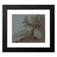 thumbnail image 2 of Circle of Gillis Neyts 17x15 Black Modern Framed Museum Art Print Titled - Landscape with Archway In&nbsp;Rocks (17th&nbsp;Century), 2 of 5