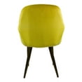 thumbnail image 5 of Sillón Comedor Eames Tapizado Rack & Pack  Mostaza Terciopelo Sala Habitación, 5 of 5