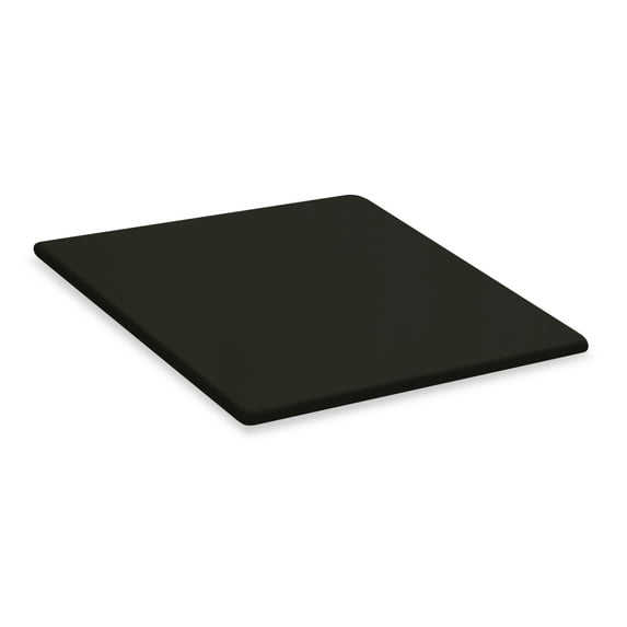 The Furniture King Lazy Susan 27" Square Black Vinyl Covered Custom Turntable for Dining Room, Entertaining, RV, Patio, Kitchen, Picnic, BBQ or Food Service