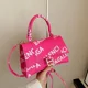 thumbnail image 5 of Bolso de hombre tipo París de alta gama con textura de letras y reloj de arena, bolso de hombro con cruz diagonal, bolso de moda personalizado, 5 of 5