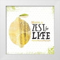 thumbnail image 1 of JMB Designs 12x12 White Modern Wood Framed Museum Art Print Titled - Zest for Life, 1 of 4
