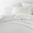 thumbnail image 2 of Simply Soft Stripes Microfiber Bed-in-a-Bag Sets, Twin, White, 3-Pieces, 2 of 4