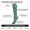 thumbnail image 3 of Bixox Rubber Duck Print Compression Socks,Compression Socks Women & Men Circulation for Medical,Running,Athletic, 3 of 7