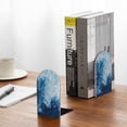 thumbnail image 5 of Sikiie Abstract Ocean Waves Bookends 1 Pair, Wood Bookends for Shelves, Book Ends for Shelves, Book Shelf Holder for Home Office, 5 of 7