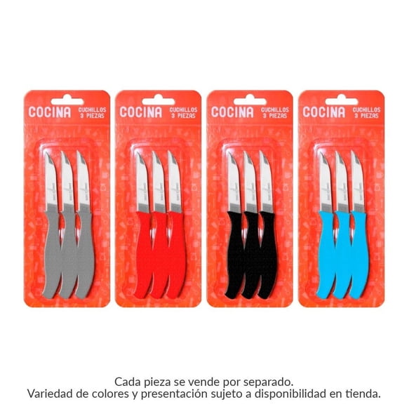 Set de Cuchillos Prichos varios colores 1 pza