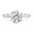 White gold, variant on 2.00Ct Round Cut Moissanite Solitaire Engagement Ring – 6 Claw Setting Ring in 14K White Gold for Women