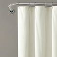 thumbnail image 6 of Lush Decor Vintage Stripe Yarn Dyed Cotton Shower Curtain Black Single 72x72, 6 of 11