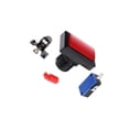 thumbnail image 3 of Guardoinrt Rectangle Arcade Machine Game Button with Arcade Machine Game Button Led Illuminated Push Button -Red, 3 of 6