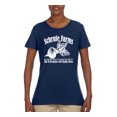 thumbnail image 2 of Wild Bobby, Farms Bed and Breakfast The Office, Pop Culture, Women Graphic Tees, Navy, Large, 2 of 3