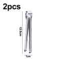 thumbnail image 2 of Stainless SteelIce Tongs for Ice Bucket Ice Cube Serving Tongs with TeethNon-magnetic2015inch, 2 of 5