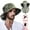 Digital Green, variant on 360 UV Protection Sun Hat Neck Face Cover Flap Detachable Hat for Fishing Camping Hiking Tracking