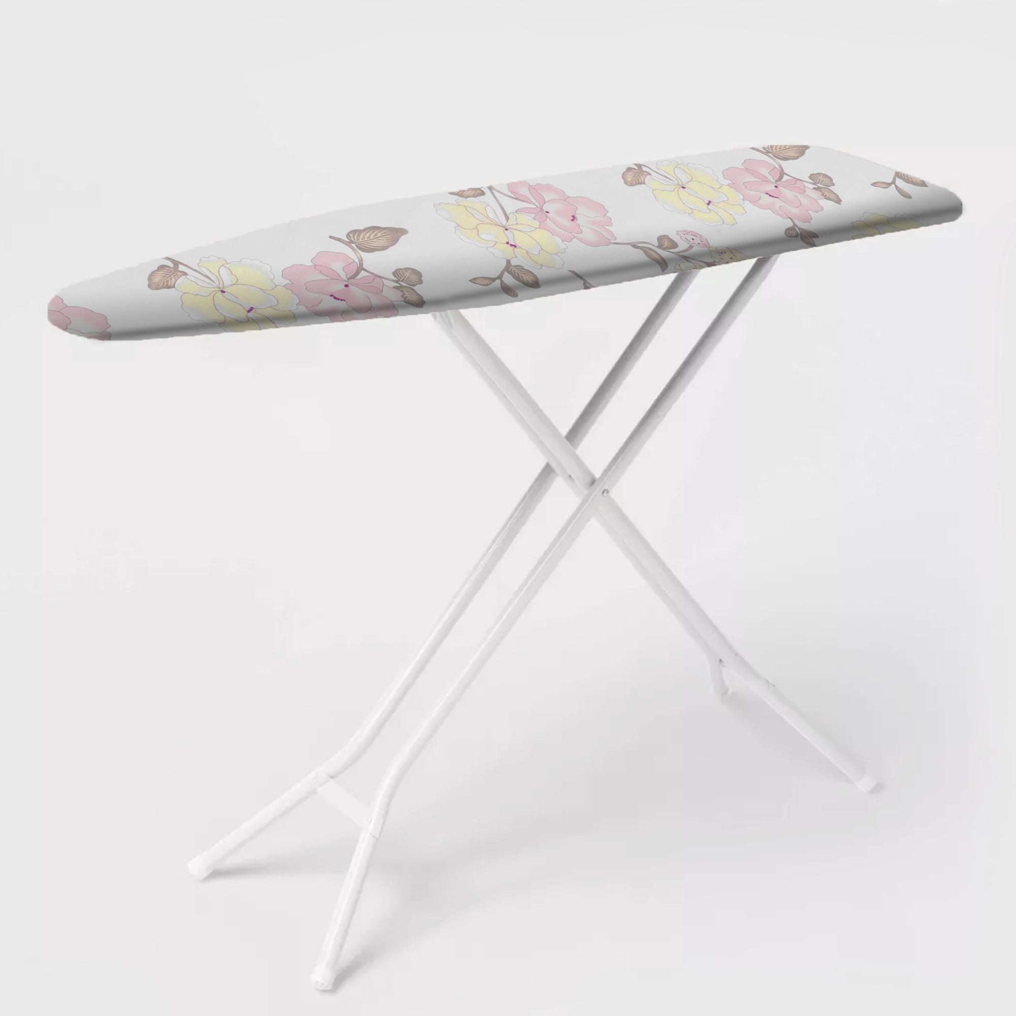 Unique Bargains Pattern Ironing Board Cover Standard Size 1 Pc Pink, Light Yellow, White