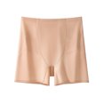 thumbnail image 3 of Scyoekwg Women's Boyshort Underwear Stretch Solid Color Safety Panties Breathable Mid‑Waist Ladies Briefs For Daily Wear (Beige,M), 3 of 7