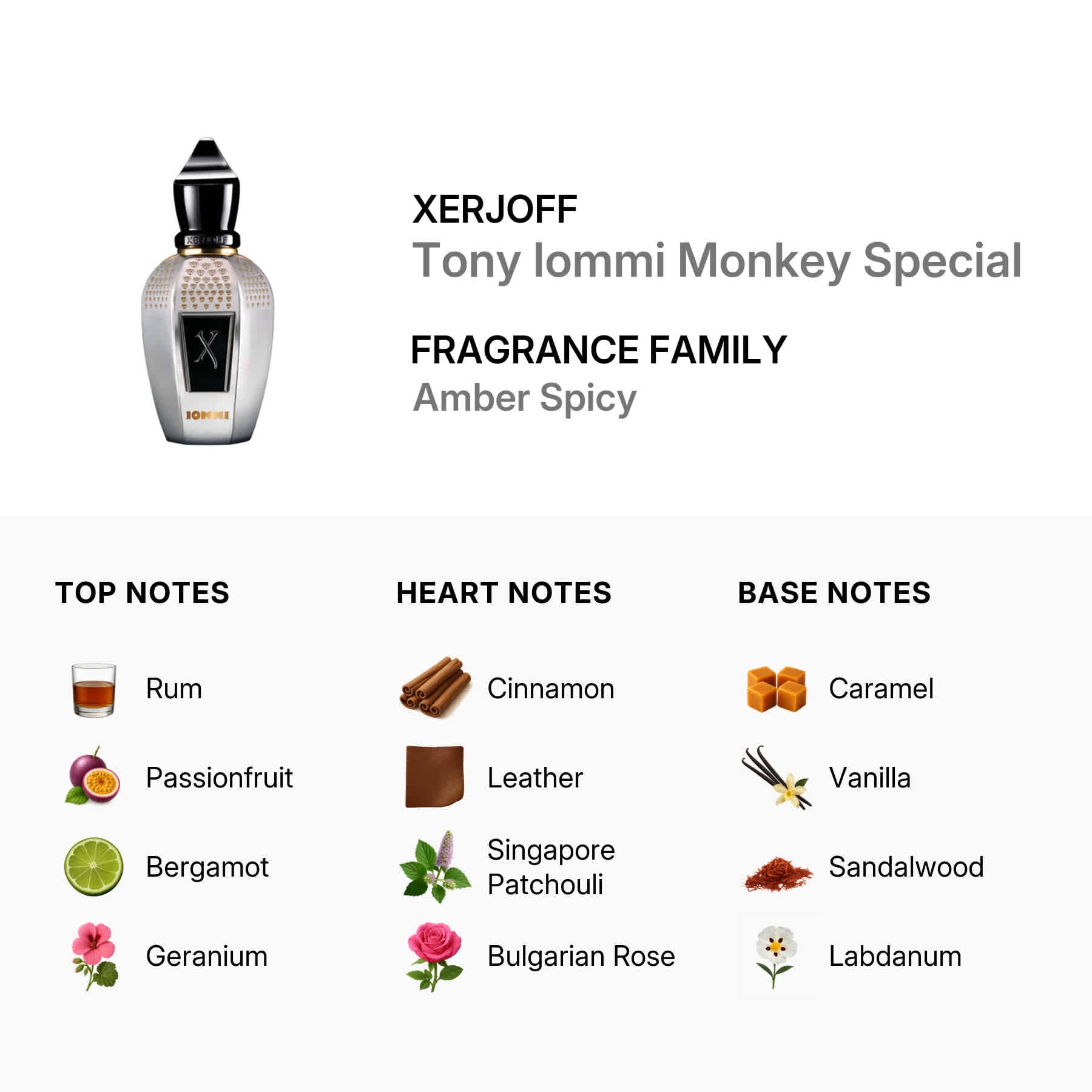 Xerjoff Tony Iommi Monkey Special Unisex EDP Spray, Fragrances