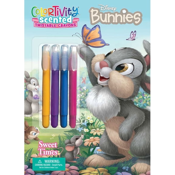 Disney Bunnies: Sweet Times: Colortivity with Scented Twistable Crayons, (Paperback)