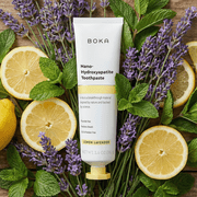 Boka Fluoride Free Toothpaste, Nano-Hydroxyapatite Toothpaste, Appropriate for Sensitive Teeth - Lemon Lavender Flavor, 3.4 fl oz