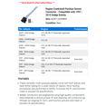 thumbnail image 2 of Engine Crankshaft Position Sensor Connector - Compatible with 1997 - 2010 Dodge Dakota 1998 1999 2000 2001 2002 2003 2004 2005 2006 2007 2008 2009, 2 of 2