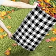 thumbnail image 3 of Black and White Buffalo Check Collapsible Yard Bag, 3 of 5