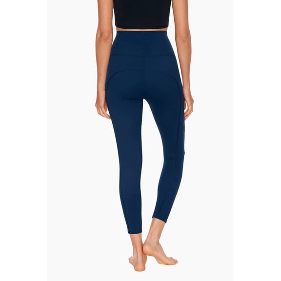 Miraclesuit Dress Blues Tummy Control Performance Leggings with Pocket M Medium
