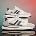 thumbnail image 3 of Men's Retro Casual Sneakers, Breathable Mesh Lace-Up Walking Shoes, Lightweight Non-Slip Fashion Athletic Shoes for Daily Wear, Running, Commuting, 3 of 7