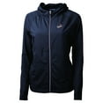 thumbnail image 2 of Women's Cutter & Buck Navy Los Angeles Dodgers  Adapt Eco Knit Hybrid Recycled Full-Zip Hoodie, 2 of 3