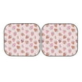 thumbnail image 4 of Picia Strawberry Cake 2 Piece Car Windshield Sun Shade Foldable | Foldable Sun Shield for Front Window Blocks UV Rays and Keeps Your Vehicle Cool-Large, 4 of 7