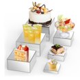 thumbnail image 1 of Espejo acrílico Buffet Risers Ngdiluxury para mesa de buffet, 6 unidades, 1 of 7