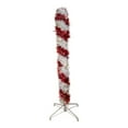 thumbnail image 2 of Kurt Adler 4-Foot Pre-Lit Red and White LED Tinsel Candy Cane, 2 of 8