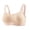 Beige, variant on Women's Sports Bras Thin Sagging Gathering Bra With Double Breasts Plus Size Seamless Sports Bra Sports Bra Black M