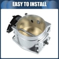 thumbnail image 3 of Unique Bargains 1 Set Universal 92mm/3.62" Silver Tone Aluminum Alloy Auto Throttle Body Assembly, 3 of 6
