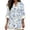Blue Forget-Me-Not, variant on Eagle Forest Tree Print Linen Shirts for Women V Neck Long Sleeve Blouse Loose Fit Cotton Tops Linen Casual Dressy Clothes Boho Tees for Summer Fall 2026, M