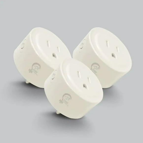 Zare Smart Mini Plug with Power Monitoring, 15A Smart Home Plug, Alexa & Google Assistant Compatible, 3 Pack