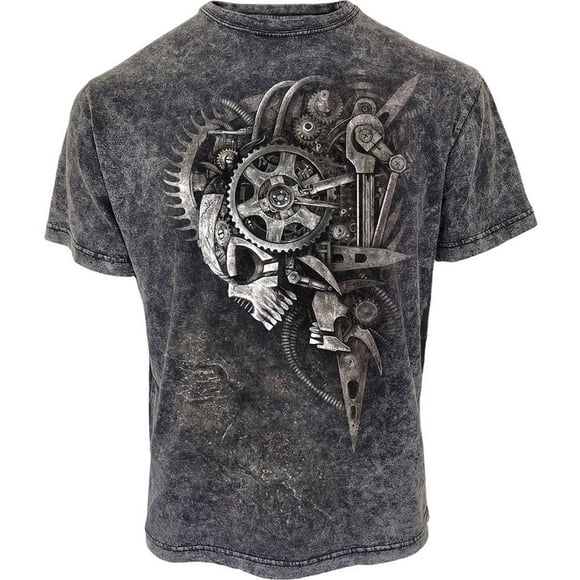 Spiral Direct T-Shirt Adulte Diesel Punk Délavé à l'Acide