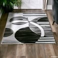 thumbnail image 2 of MDA Home Orelsi Gray Contemporary Polypropylene Area Rug - 3'9" x 5'9", 2 of 5