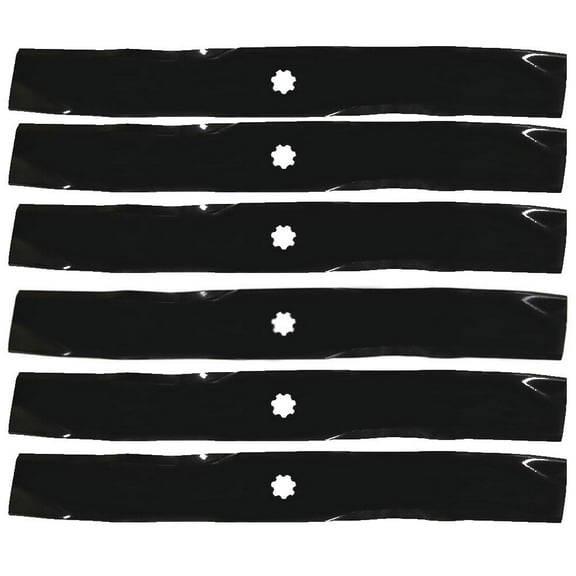 RAParts AM141040 Set of (6) Mulching Mower Blades Fits John Deere 38" Cut Mowers