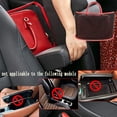 thumbnail image 4 of Abastado Soporte universal para bolso de mano con bolsillo de red de malla elástica para el bolso, teléfono, almacenamiento de documentos, barrera del asiento trasero para mascotas y niños (estándar,, 4 of 8
