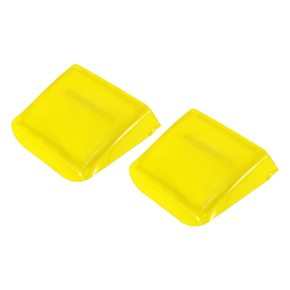 Unique Bargains 1 Set Tail Light Lamp Side Cover Trim for Jeep Wrangler JL JLU 2018-2024 for Jeep Gladiator JT 2020-2024 Rear Taillights Side Lamp Decor Trim Cover Exterior ABS Yellow