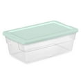 thumbnail image 7 of Sterilite 30 Pack 6 Quart Clear Plastic Stackable Storage Container Tote, 7 of 7