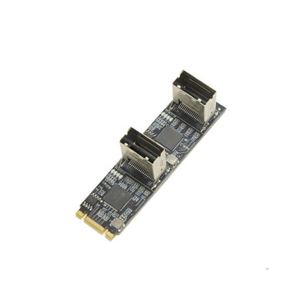 Syba 8 port Non-RAID SATA III 6Gbp/s to M.2 B M Key Adapter PCI-e 3.0 x2 Bandwith - SI-ADA40170